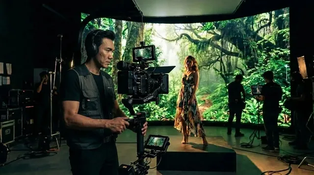 AI generation + filming